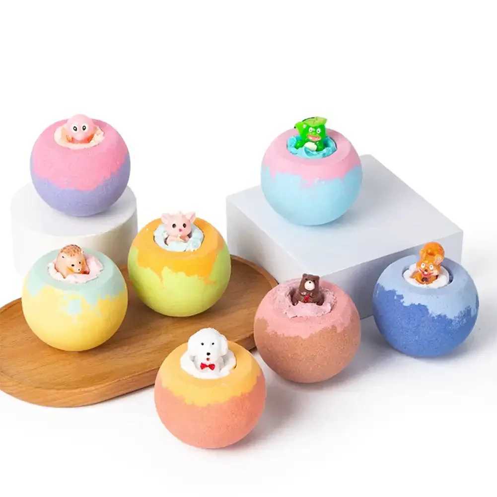 1PC 100g Kids Bath Bombs Gift Bath Bombs For Kids With Surprise Inside Natural Organic Kids Bubble Bath Fizzy For Girls Boy L251029