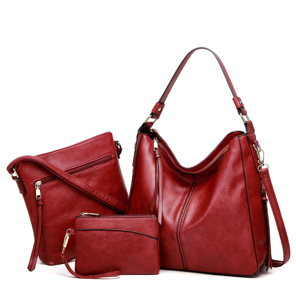 New Fashion Soft Leather Large Capacity Women's Tote Mother Bag