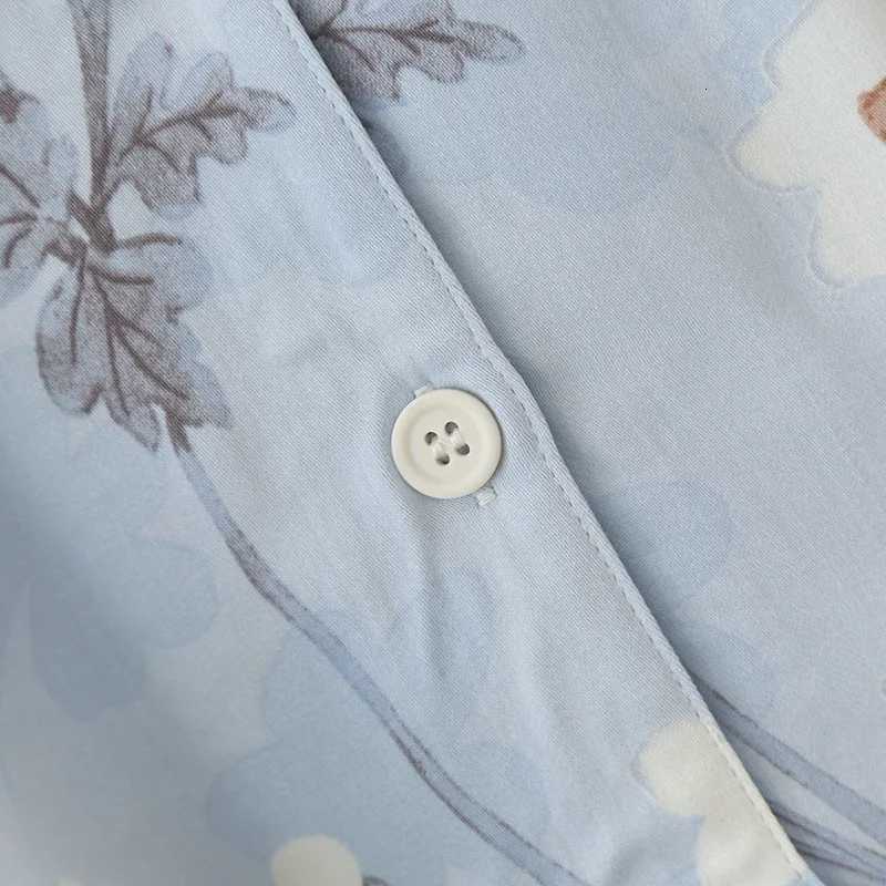 Womens Thin Satin Pajamas Long Sleeve Home Suit Draping Silky Loungewear Viscose Turndown Collar Nightwears Two Piece SetsT251029