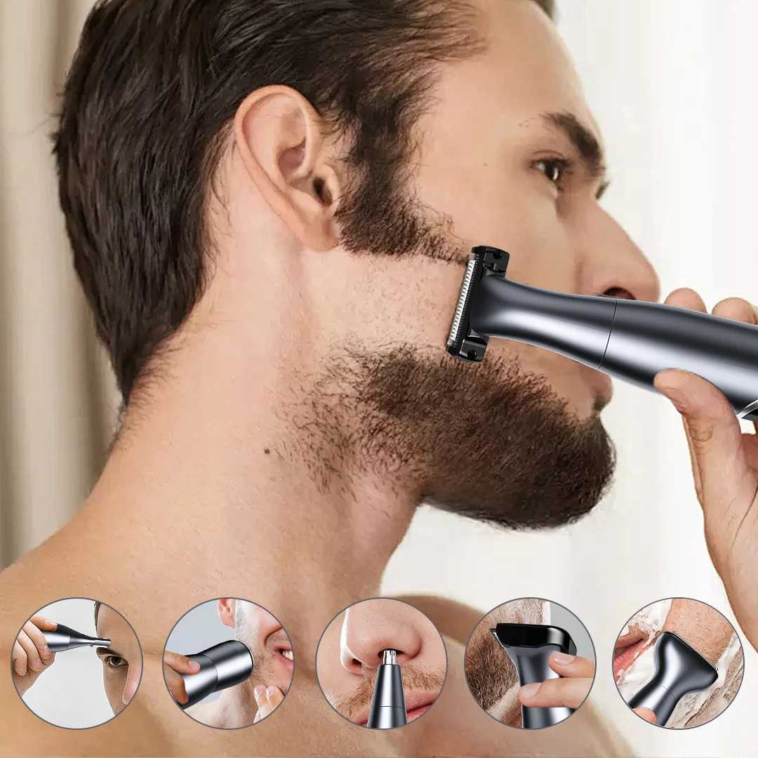 Sejoy 6 in1 Female Electric Epilator Body Hair Trimmer for Men Multifunctional Nose Trimmer Beard Ear Eyebrow Trimmer Shaver J251117