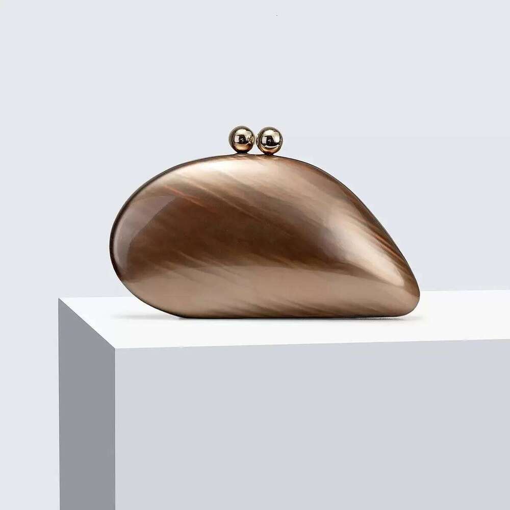 Designer Bags Shell Solid Color Long Chain Party Dinner Acrylic Shell Clutch Bag Luxury Bag