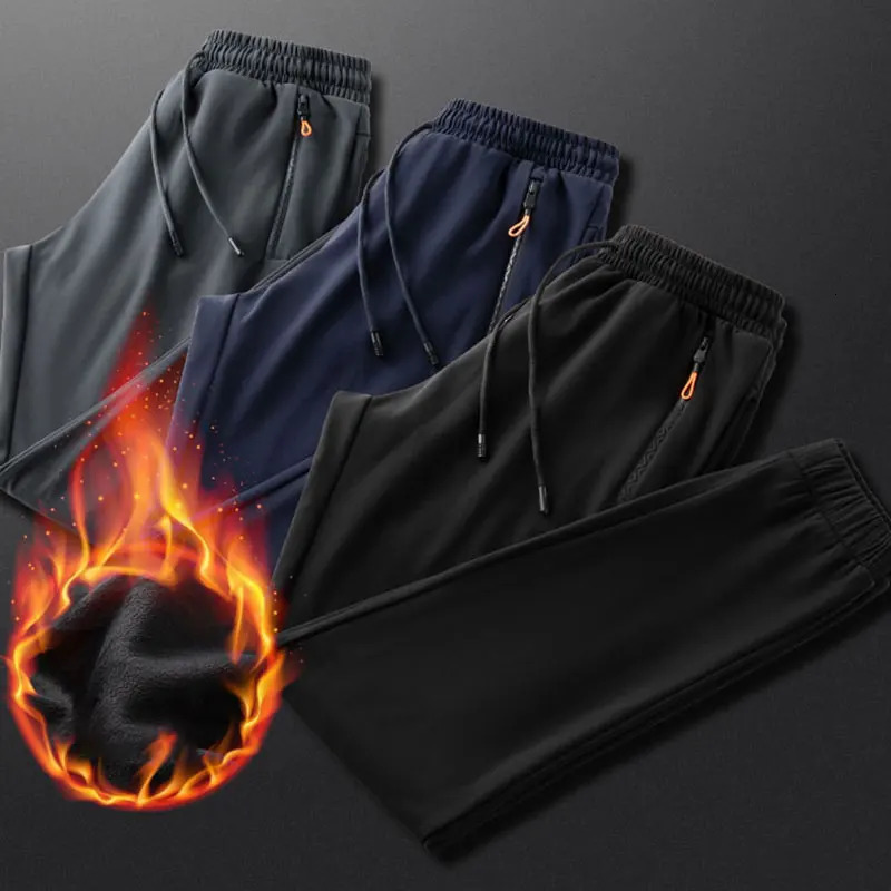 Running Pants Fleece Warm Pants Men Winter Softshell Fitness Trousers Trekking Camping Climbing Skiing Hiking Pants Women Pant 251029