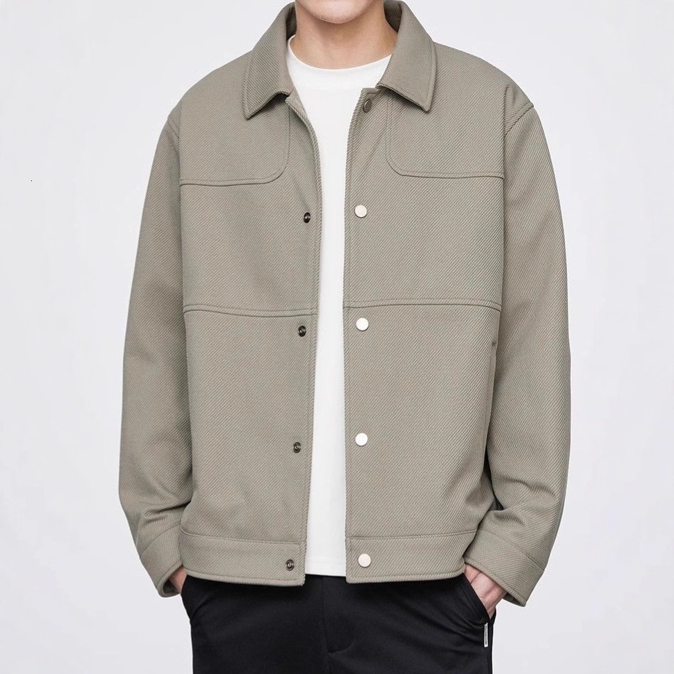 American Style High-end Lapel Designer Jacket Jacket For Men Loose Fit New Workwear Mature Style Business Stable Spring And Autumn Casual Coat