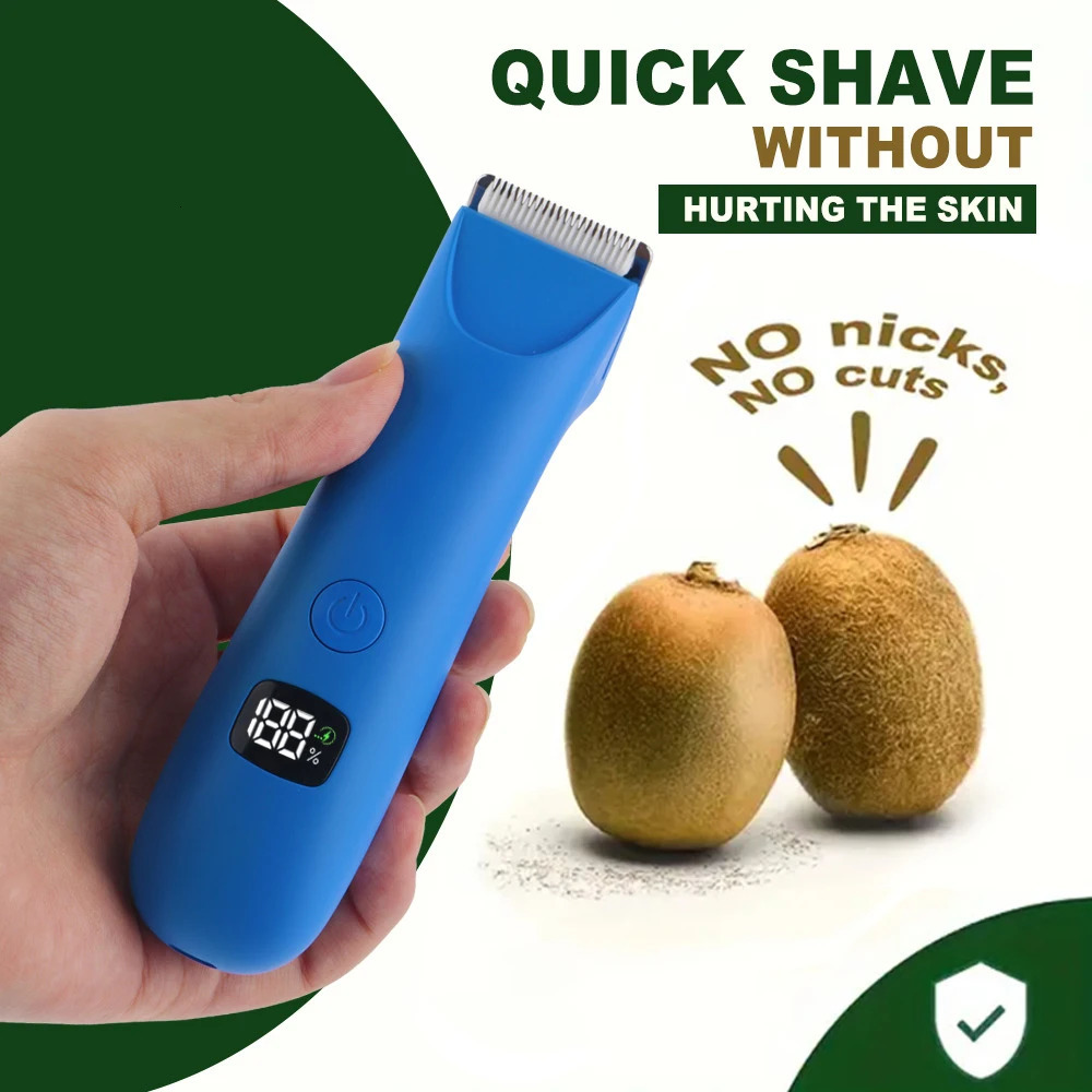 Body Hair Pubic Hair Trimmer for Men Women Painless Electric Body Bikini Shaver Waterproof TypeC Rechargeable Razor 251029