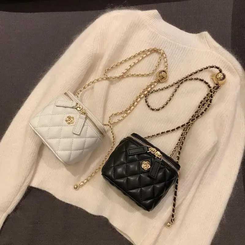 2024 new mini shoulder bag Camellia lingeries chain box small designer bag for women shoulder bag crossbody bag W251029
