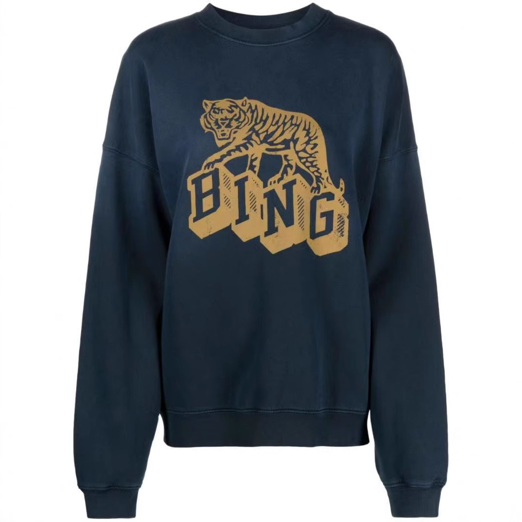 Winter New North American Designer Printed, Dyed, Water Washed, Spray Horse Women's Wool Sweater