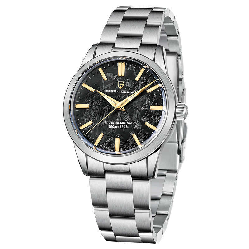 PAGANI DESIGN PD1734 Watch Stainless Steel Case 40mm Fashion Quartz Men's Wristwatch