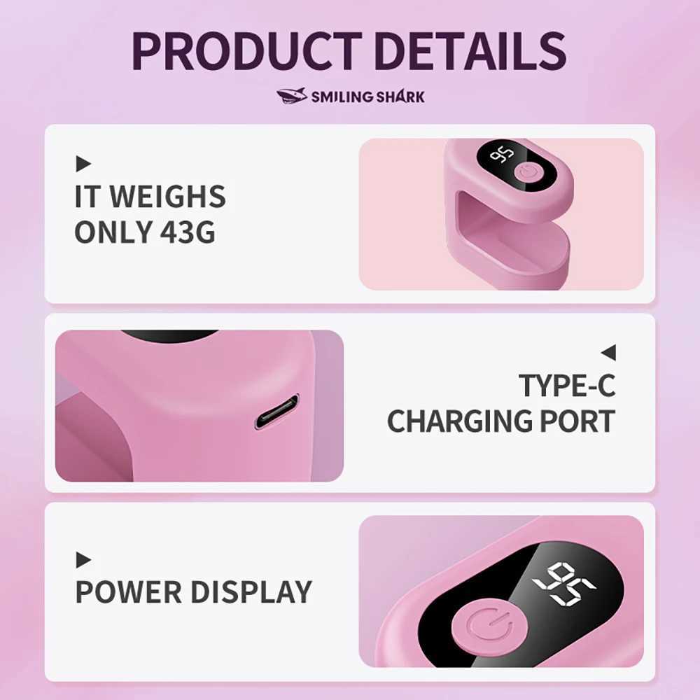 Smiling MJD012 Small and Mini Nall Lamp Light Weight to Easy Carry TypeC Fast Charging for Mani And Nail Art J251115