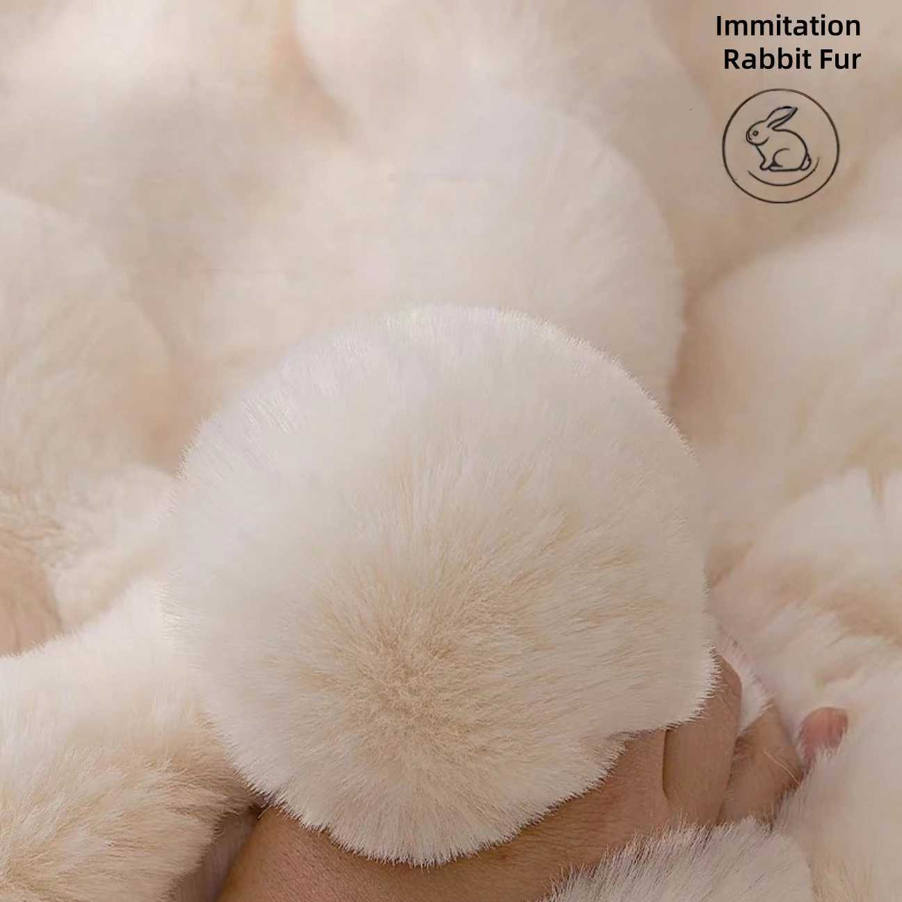 Thicken Warm Imitation Rabbit Fur Plush Sofa Cover Nonslip Soft Sofa Towel Couch Cushion For Living Room Modern Home Decor C251028