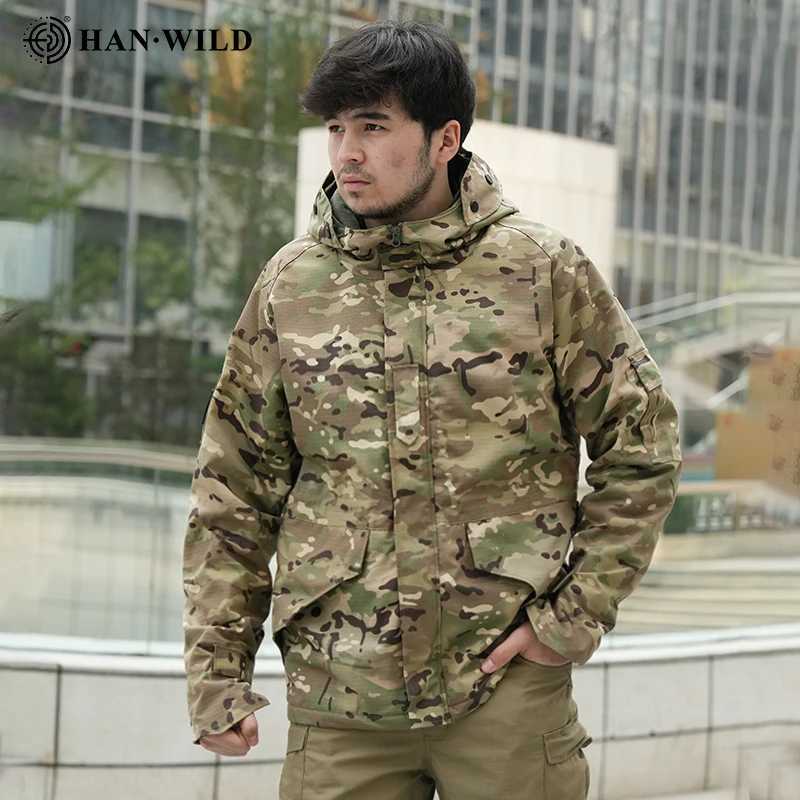Tactical Jacket Hiking Jackets G8 Men Clothing Waterproof Warm Men Hooded Coats Windbreaker Fleece Hunting Clothes Camo Jacket J251029