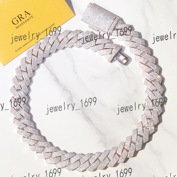 9K18K Real Gold Mens CVD Lab Diamond Dreamchasers Cuban Chain Set with IGI Hip Hop Style