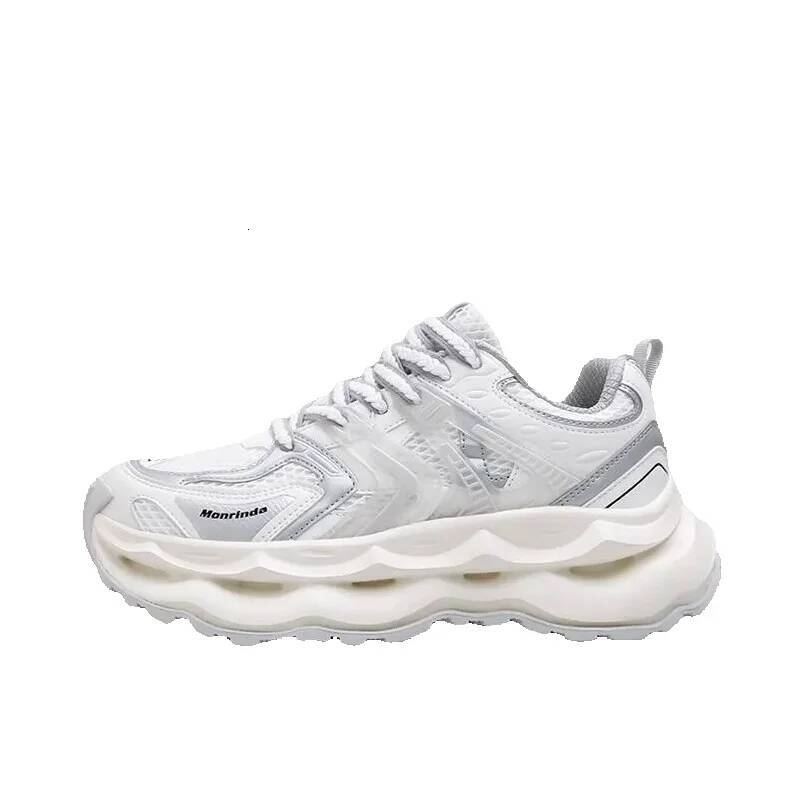 Mirinda Dad Shoes for Women 2025 Unisex Thick Sole Height Increasing Sneakers Breathable Mesh Soft & Elastic Anti-Slip Comfortable for Daily Wear & Ca