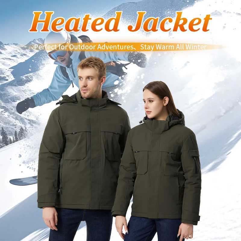 heated jacket mens heated vest usb heated clothing heated jacket warm jacket winter hiking fishing camping J251029
