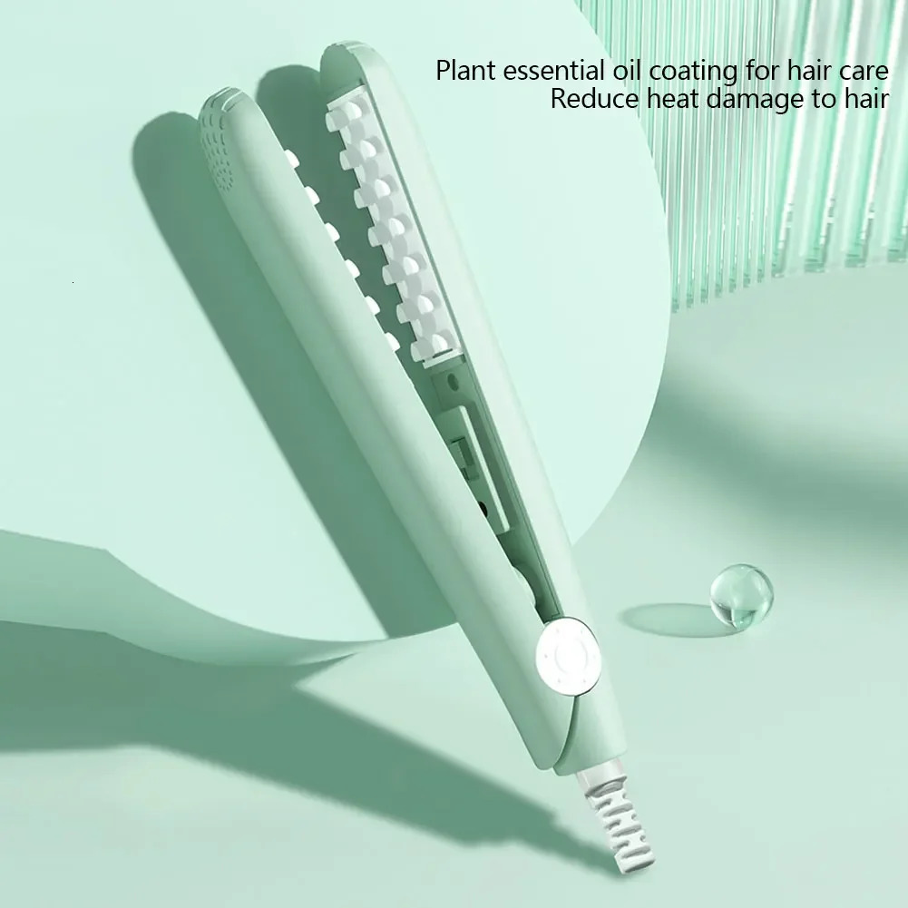 3D Grid Curler Mini Hair Curling Iron Hair Fluffy Splint Portable High Quality Ceramic Corn Perm Styling Tools 251029