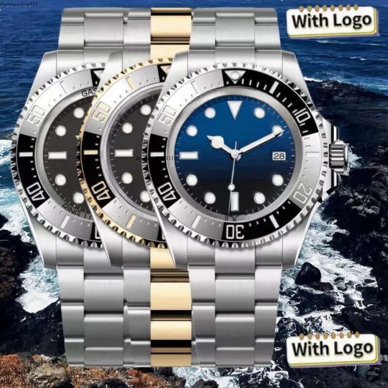 mens watch sea-dwellers automatic movement 44MM designer watches stainless steel waterproof mechanical Orologio di Lusso with sapphire glass montre reloj