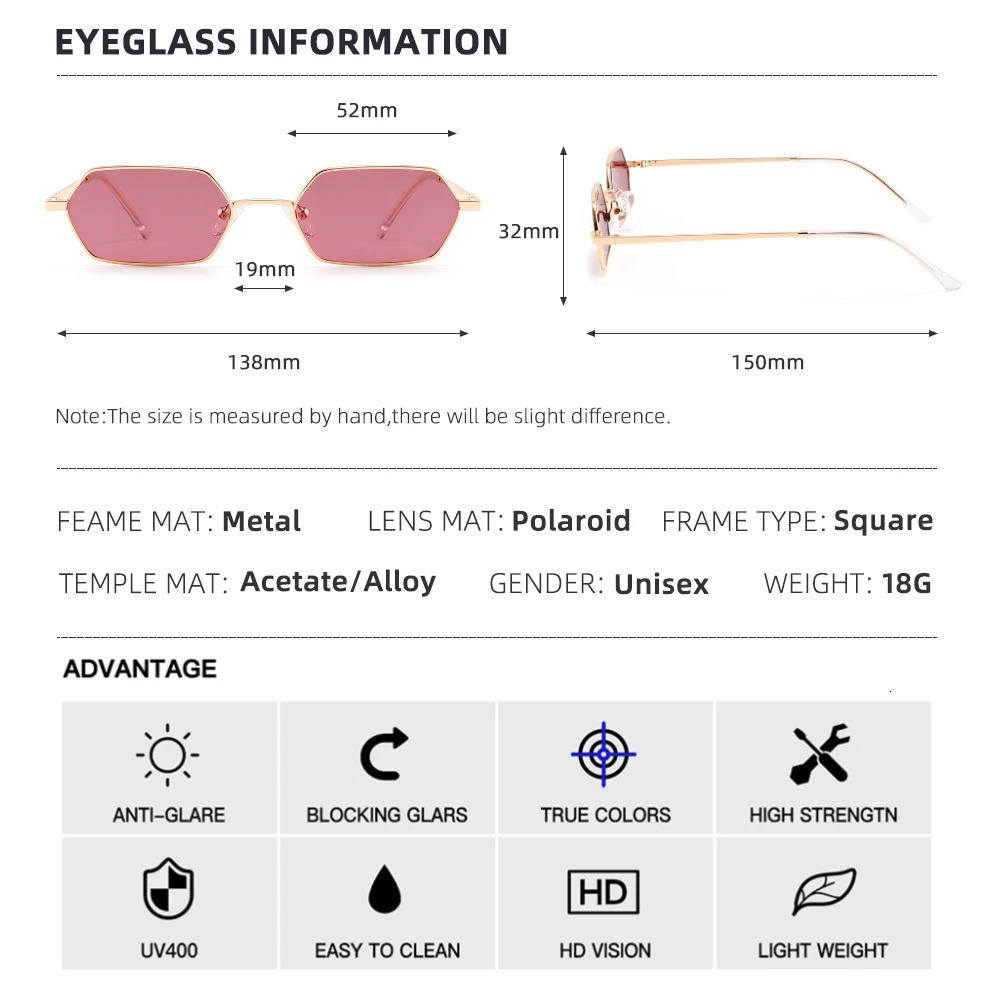 Fashion Retro Square Polarized Sunglasse Men Vintage y Steampunk Womens Sun Glasses Lady Metal Frame UV400 251013