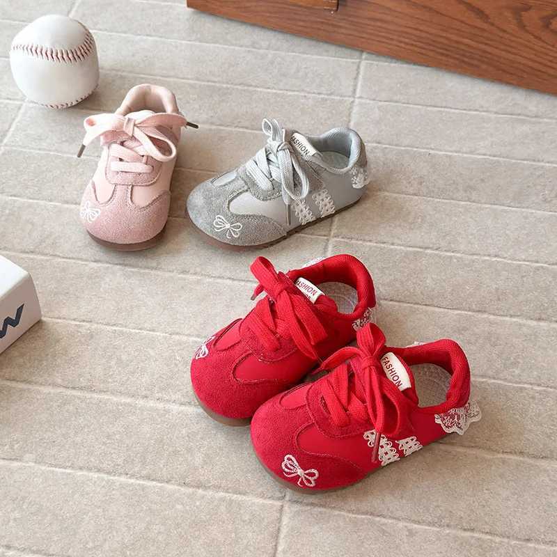 Casual Sneakers Running 2025 Autumn New Fashion Walking Baby Boys Lace Girls Soft Children Sport Shoes C260130