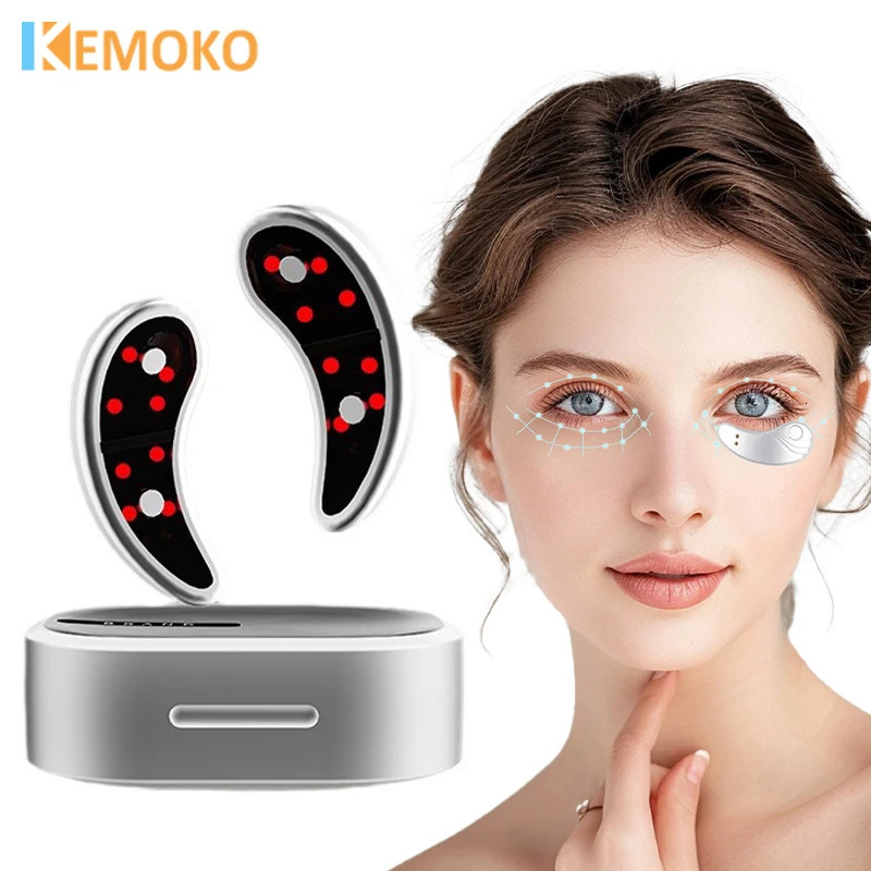 LED Eye Massager EMS Pulse Microcurrent Eye Care Device To Relieve Fatigue To Reduce Dark Circles Eye Lines Swelling 251027
