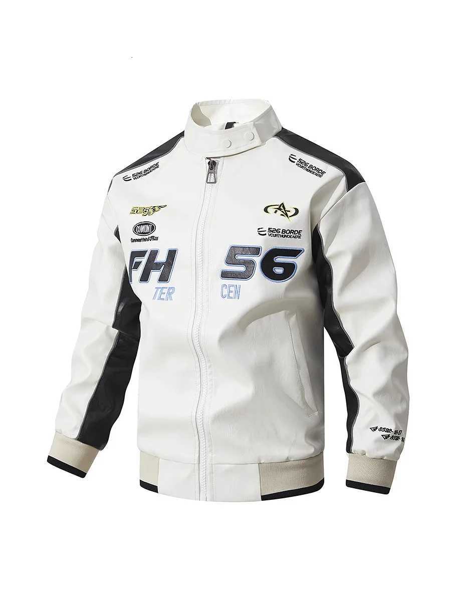 Mens LargeSized Leather Jacket 2025 New Trendy Motorcycle Wear Spring Autumn Mens Coat Stylish Casual OuterwearT251029