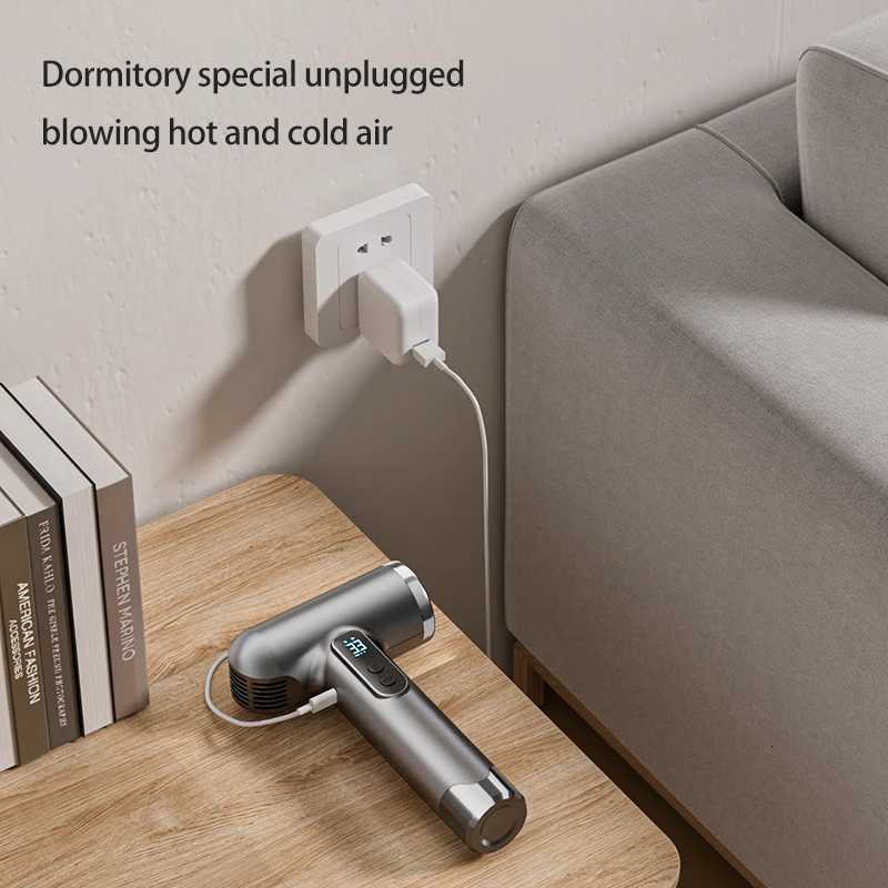 Hot Selling HighPower Ion Hair Dryer With Wireless Charging Hand Dryer Home Hotels Portable Professional Hair Dryer W251029
