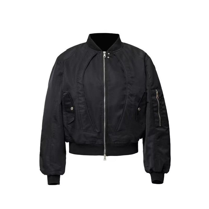 Spring And Autumn American Style Motorcycle Jacket Men's Short Cool Designer Jacket Pilot Baseball Jacket Trendy Brand