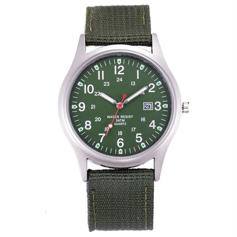 Nylon Strap Men's Calendar Quartz New Military Watch
