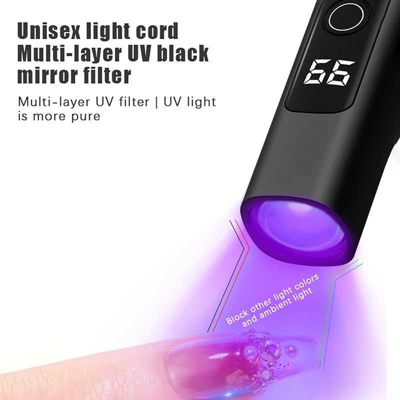 Mini Handheld UV LED Nail Lamp For Gel Nails USB Nail Dryer For Fast Curing Portable Nail Lamp For DIY At Home Nail Salon J251117