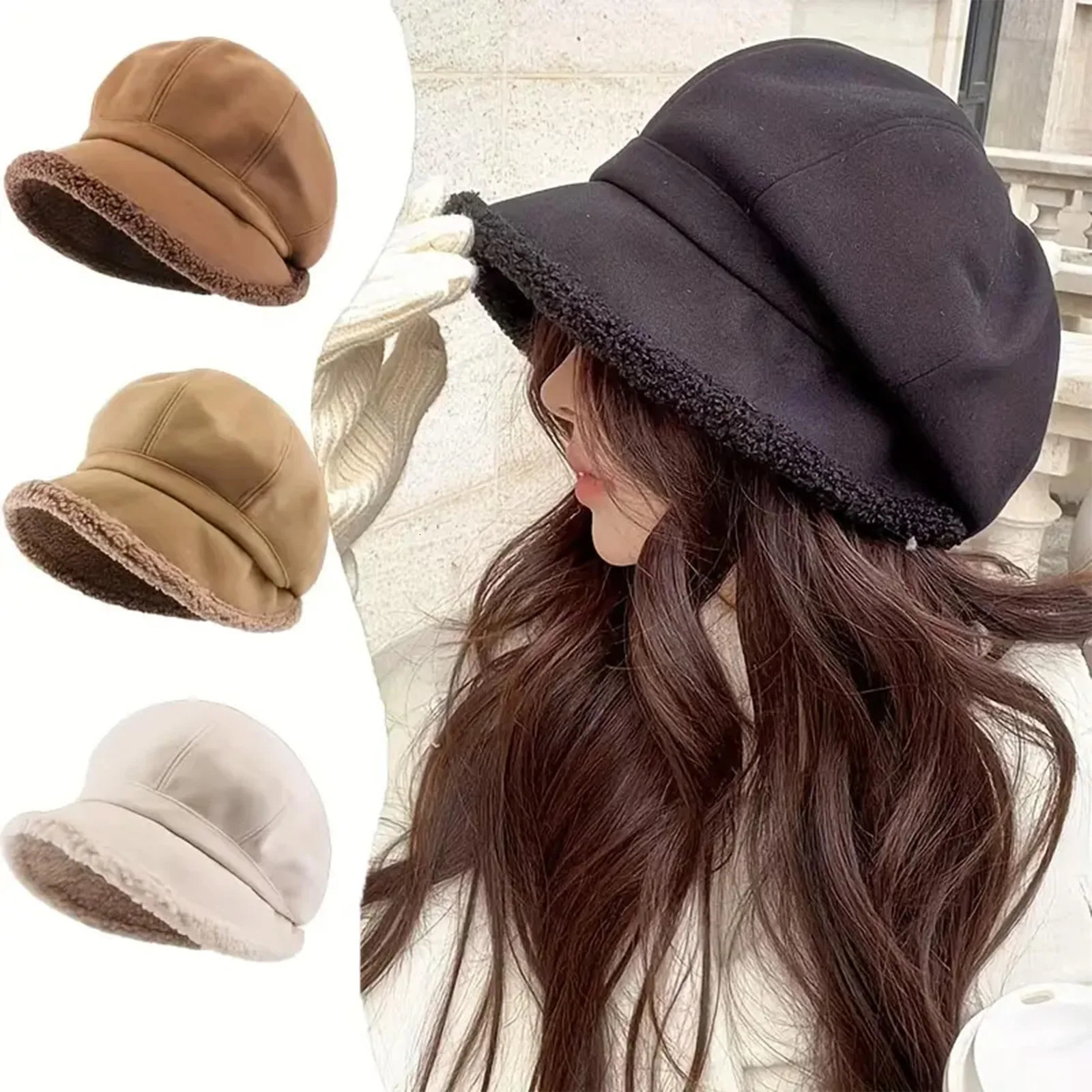 Women Beret Hat Classic French Style Beret for Women Winter Warm Breathable Casual Beret Caps for Outing Travelling Vacation 251029