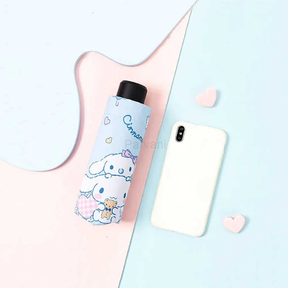 Sanrio Sanrio Cinnamoroll Umbrella Sunscreen UV Protection Parasol Womens Fully Automatic Sunny Rainy Foldable Umbrella Sunshade Gifts L251029