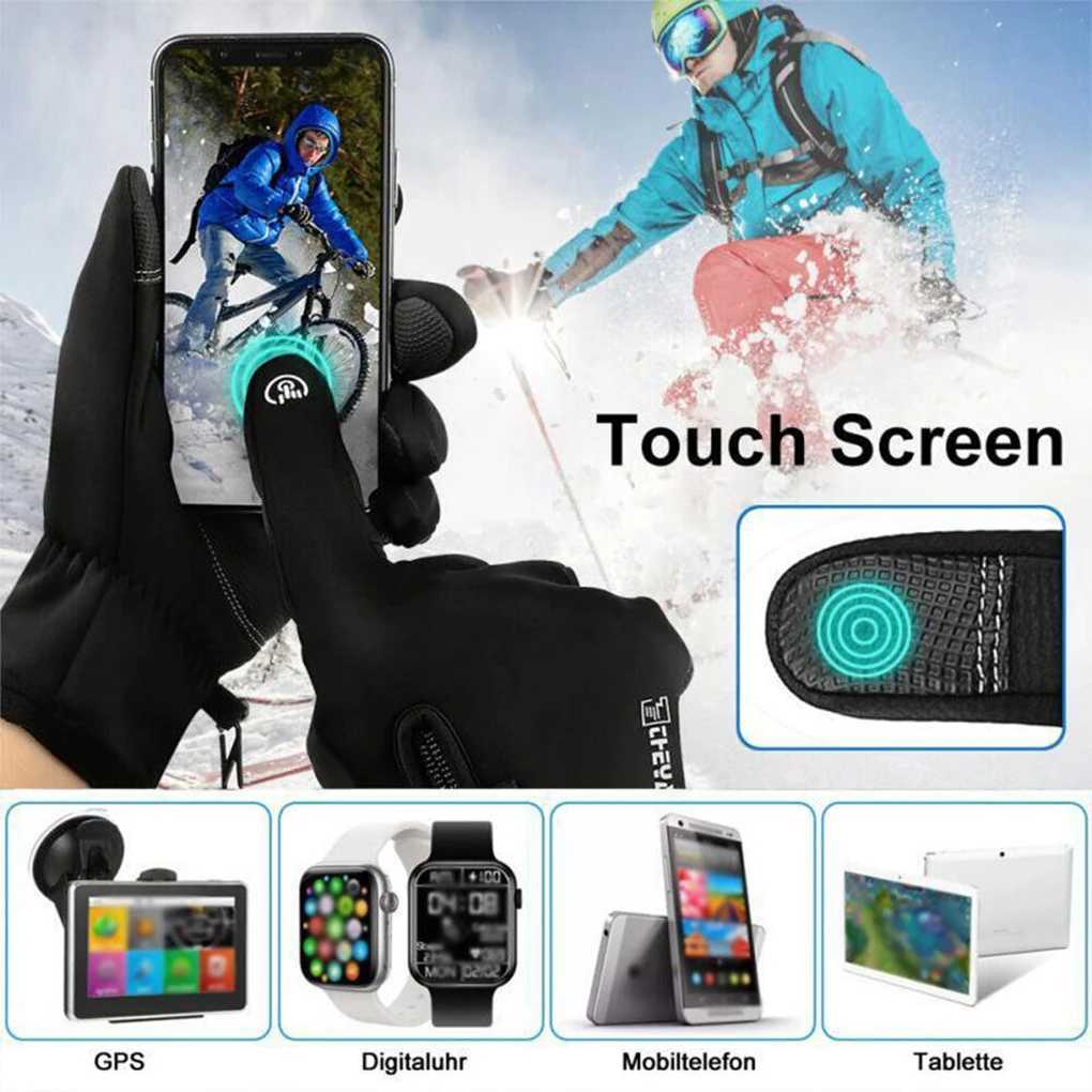 Heated Gloves Touchscreen Warm Gloves USB Eletric Thermal Heat Gloves Winter Warm Outdoor Cycling Driving Motorcycle Cold Gloves J251029