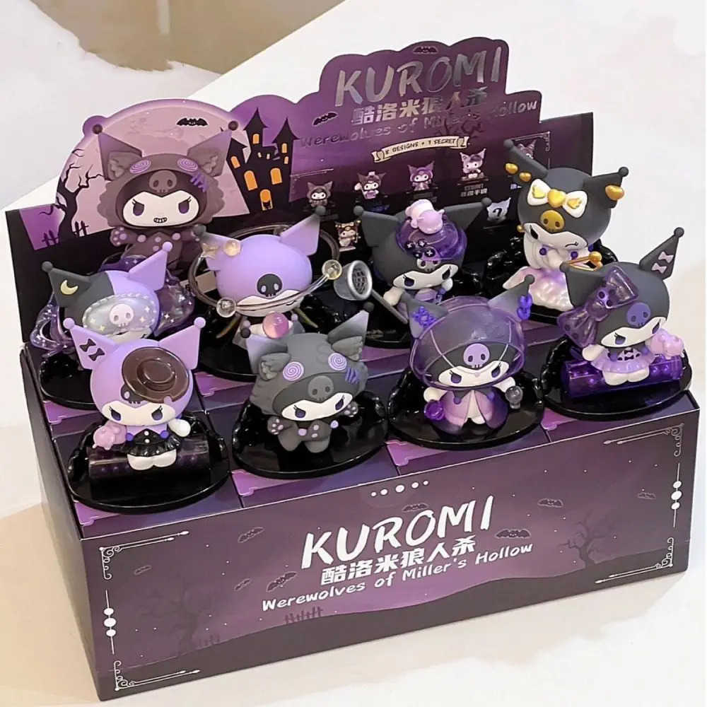 Sanrio Kuromi Blind Box Werewolf kill Series Action Figure Dolls Anime Figures Surprise Bag Cute Model Fans Collection Toy H251217