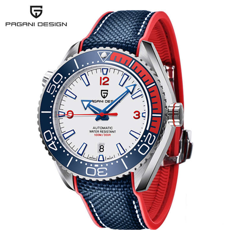 PAGANI DESIGN Fashion Rotatable Digital Bezel Luminous Men's Mechanical Watch PD-1679