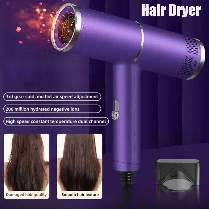 New Professional Hair Dryer Home Negative Ionic Blower Highspeed Electricturbine Drier Constant Temperature Quickdrying Hair W251029