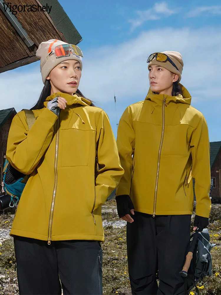 Men Women Hooded Cycling Windbreaker Waterproof Hiking Breathable Rain Jackets Outdoor Camping Climbing Trekking Winter Jacket J251029