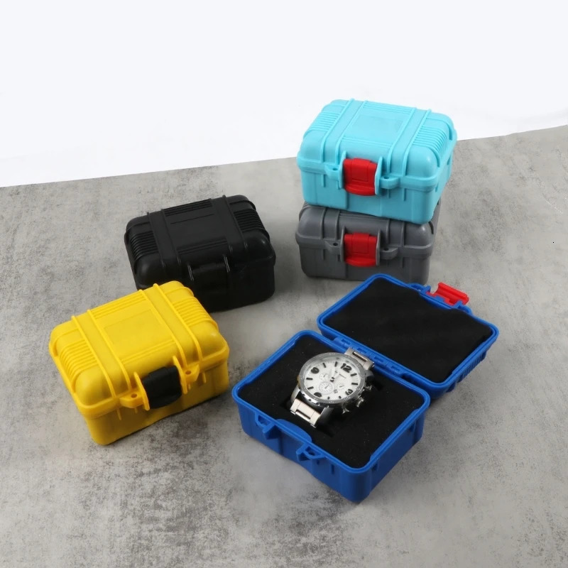 1 Slot Stylish Watch Storage Case Protective Watch Box Watch Storage Box Waterproof Watch Organizer ABS Material 251029