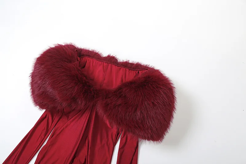 y Faux Fur Patchwork Shiny Jumpsuits Women Fashion Sexy Hollow Out Furry Off Shoulder Long Sleeve Backless Party Overalls 251028