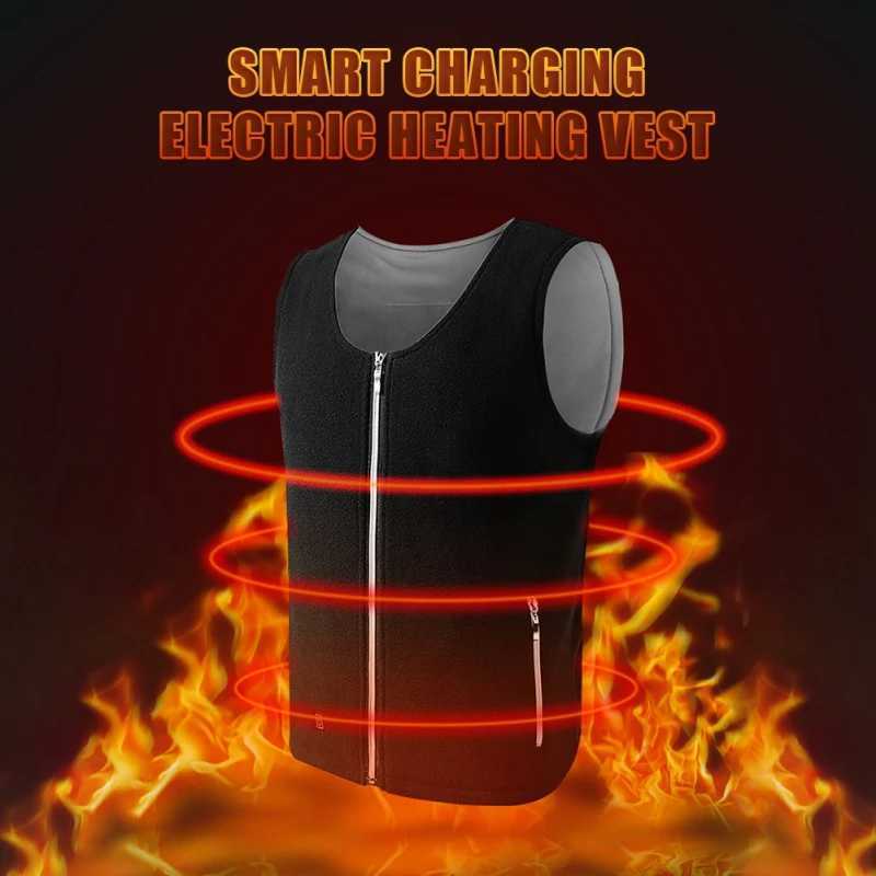 Smart Electric Heating Vest for Men Women USB Charging Heating Vest Camping Traveling Winter Body Warm Clothes W251029
