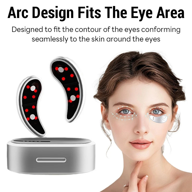 LED Eye Massager EMS Pulse Microcurrent Eye Care Device To Relieve Fatigue To Reduce Dark Circles Eye Lines Swelling 251027