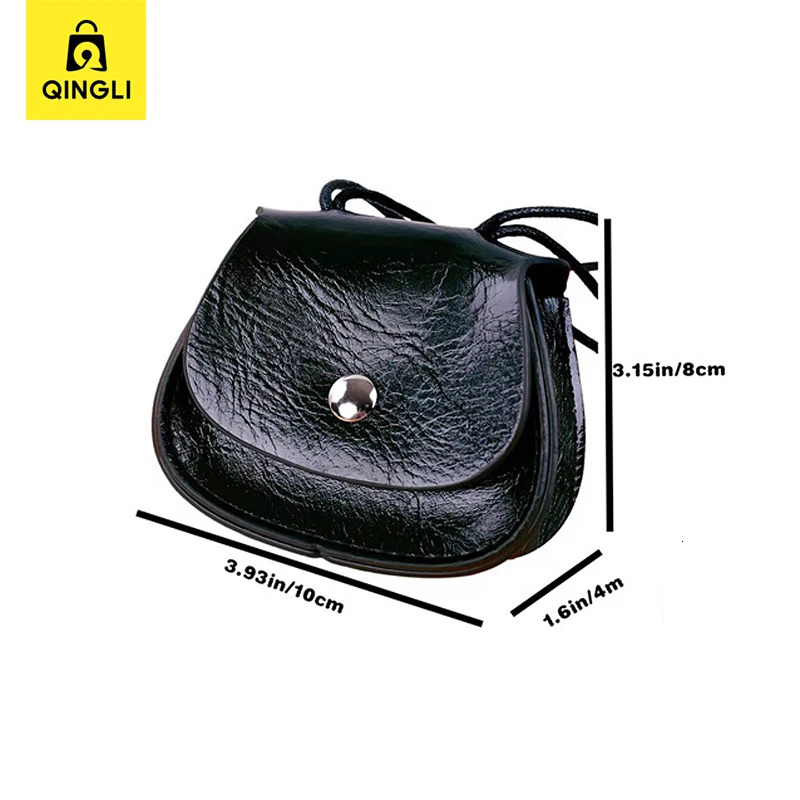 Fashion Mini Crossbody Bag for Women PU Leather Coin Purse Niche Small Shoulder Bag Hasp Change Purse Key Bag Gift 251029