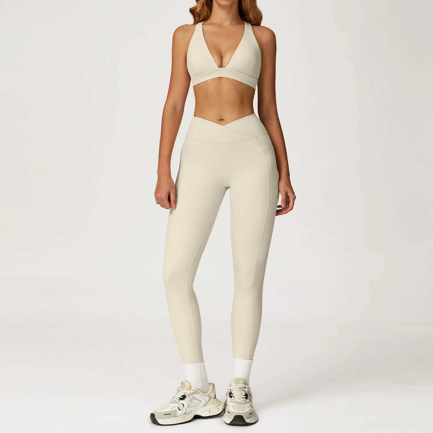 Women Tracksuit Yoga Set 2PCS Gym Workout Clothes for Female Push Up Bra High Waist Leggings Sexy Fitness Sportswear Sports SuitXJ251029