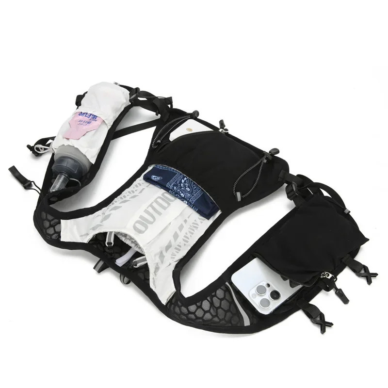 Running Hydration Vest Reflective Cycling Backpack Bicycle Bags Outdoor Sport Climbing Hiking MTB Road Bike Hydration Backpack 251021