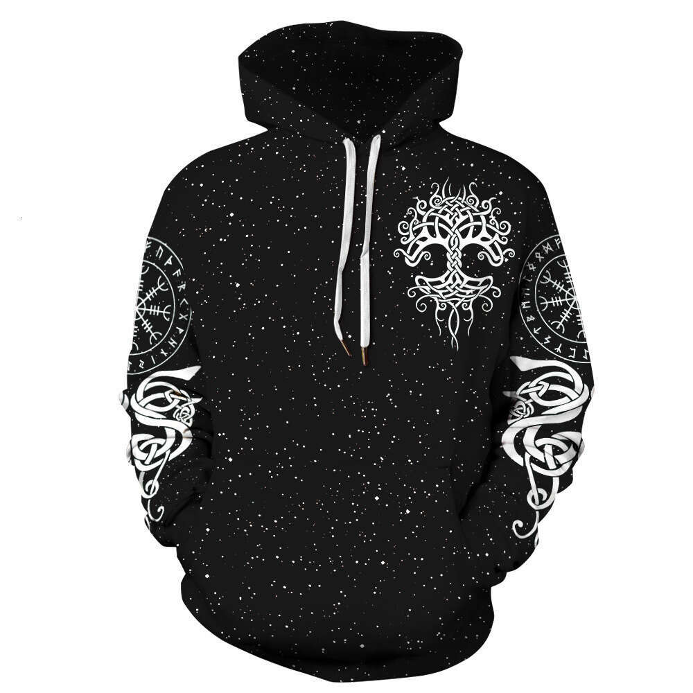 Men Hoodie Designer Hip Hop Gothic Skull Cartoon Pattern Print Black Ultra David Coat Men's Women's Gothic Pullover Clothing