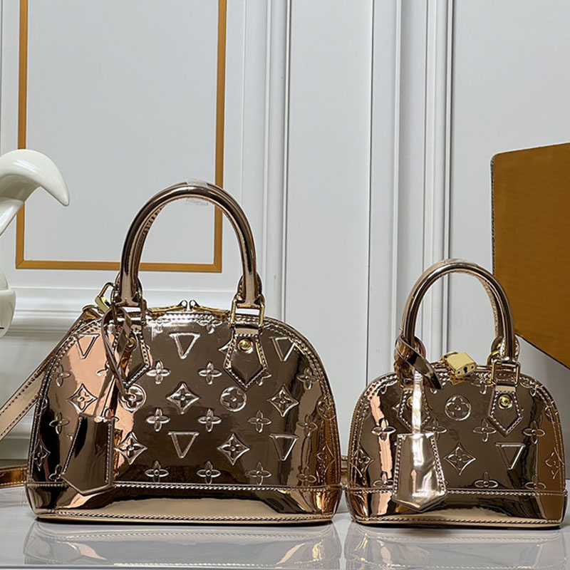 Shoulder Bags Miroir Leather nano bag Shoulder Bag for Women Handbag Fashion Crossbody Bags Vintage Underarm Bag Square Satchel tote Ladies Handbag