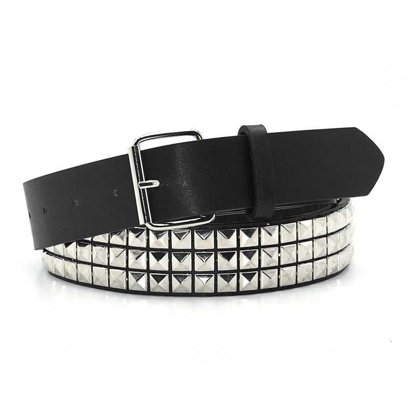 Pyramid Fashion Rivet Belt MenWomens Studded Belt Punk Rock With Pin Buckle Belt WaistbandL251029