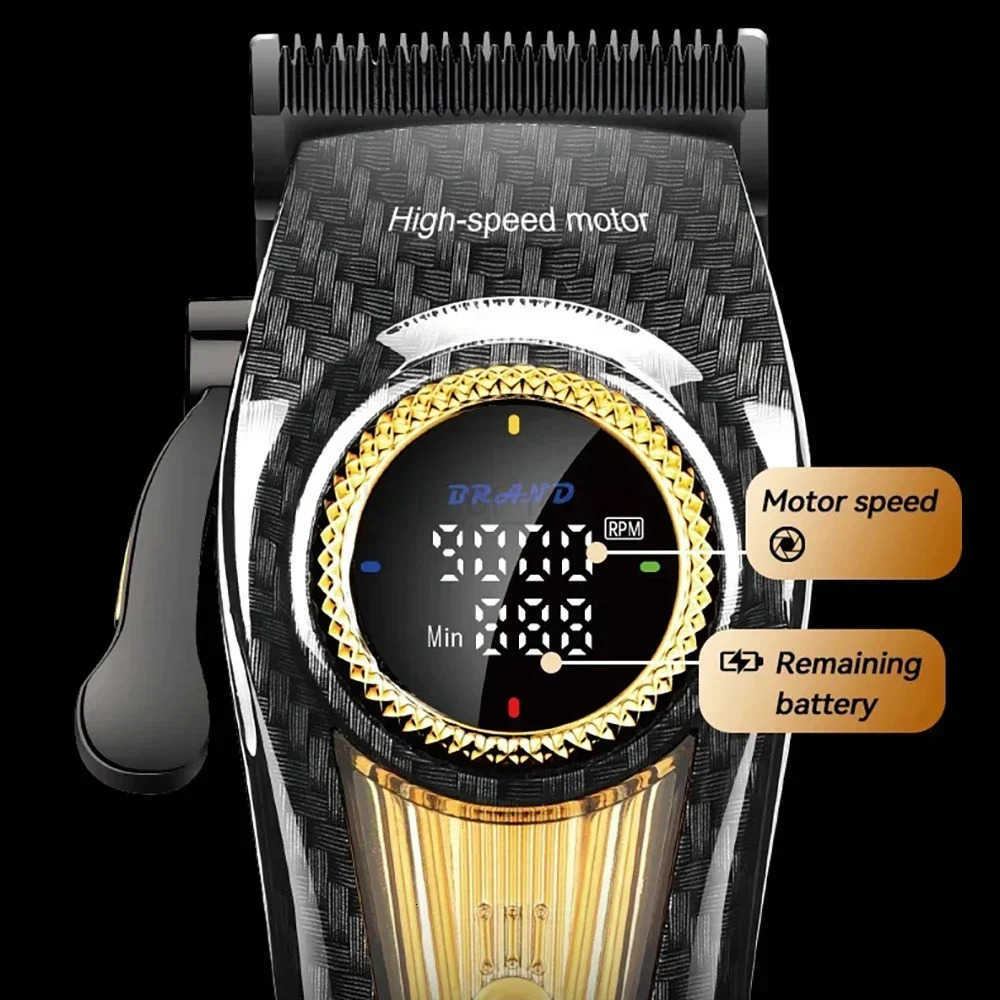 Kemei 2242 Professional Cordless Hair Clipper Barber Electric Hair Trimmer Rechargeable Fade Hair Cutter Cutting Machine for Men Z251029
