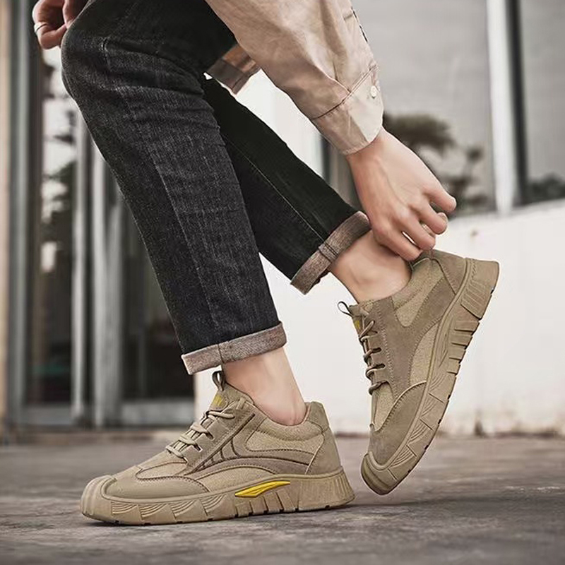 Designer shoes mens casual shoes luxury dark sports shoes gray brown mid top high top ankle shoes