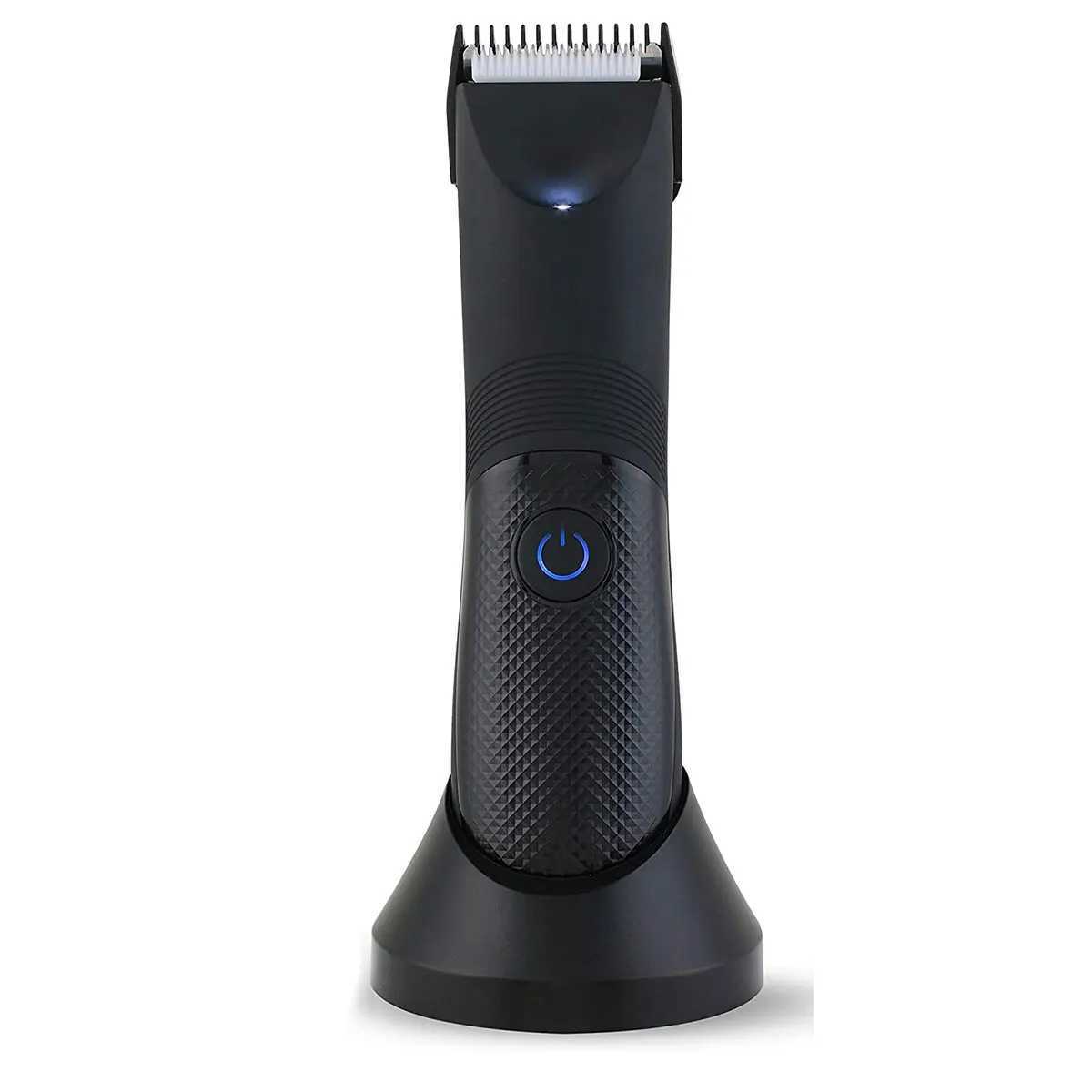 Hatteker Groin Area Hair Trimmer Lawn Mower Ceramic Blade Waterproof Body Hair Ultimate Hygiene Razor for Man Cordless Clipper M251029