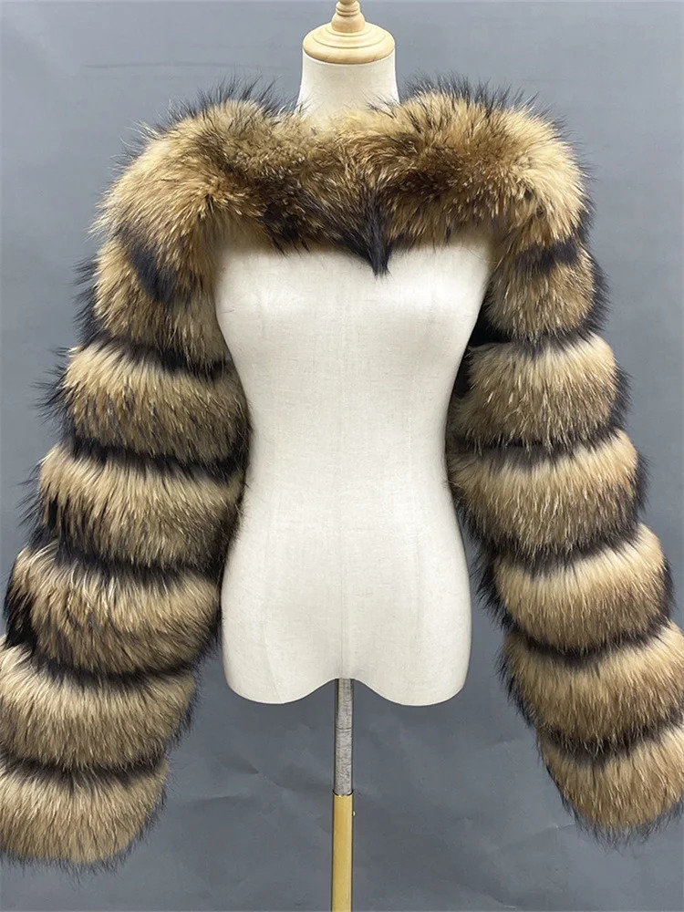 Winter Warm Clothes Pink Black Faux Fur Coats Women Long Sleeve Crop Top Gray White Faux Fur Jackets For Women Wholesale 251029