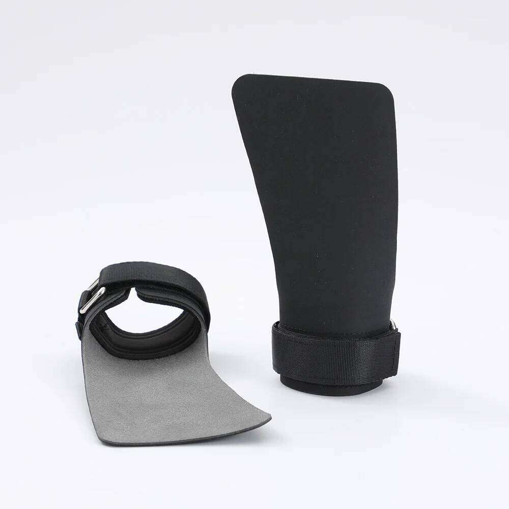 A Pair of Hypalon No-hole Hand Grips for Crossfit Pull-ups Cross Training Gymnastics WODS Weightlifting Palm Protector