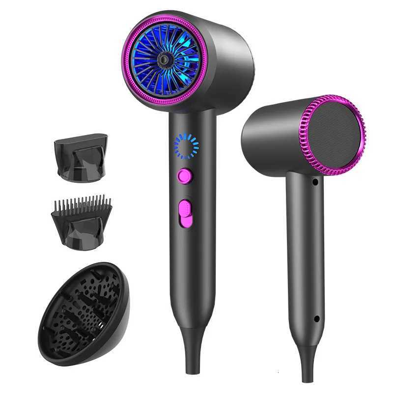 Latest 2400W Quick Drying Hair Dryer With Led Display Light And Billion Level Blue Light Negative Ion Hair Dryer W251029